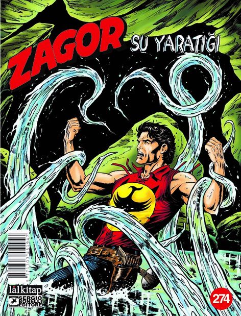 Zagor Sayı 274 - Su Yaratığı | Lal Kitap | Moreno Burattini | | | | | 5771303451947