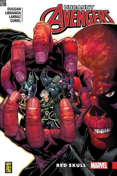 Uncanny Avengers - Birlik 4 - Red Skull | Gerekli Şeyler | David Curiel | Gerry Duggan | Kevin Libranda | Pepe Larraz |  | 9786052172018