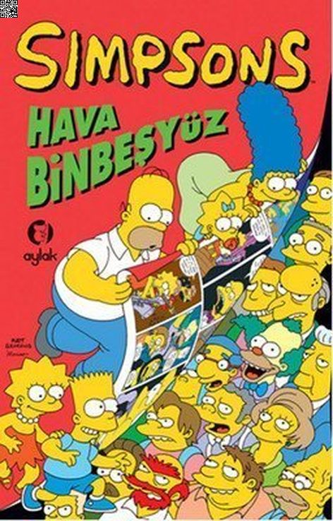Simpsonlar - Hava Binbeşyüz | Aylak Kitap | Matt Groening |  |  |  |  | 9786054972043