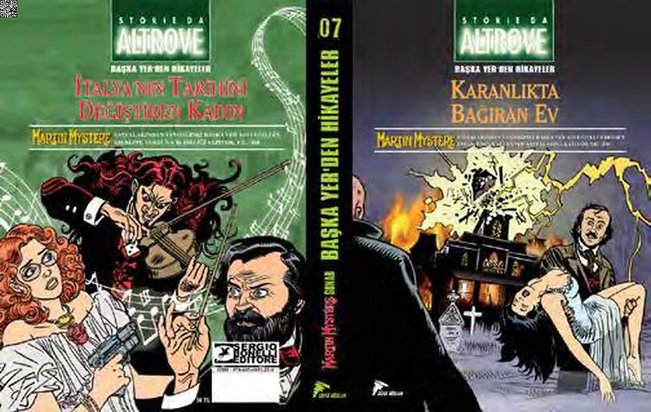 Başka Yer'den Hikayeler 07 - Karanlıkta Bağıran Ev - İtalya'Nın Tarihini Değiştiren Kadın | Çizgi Düşler | Alfredo Castelli | Carlo Recagno | Sergio Giardo |  |  | 9786054983223
