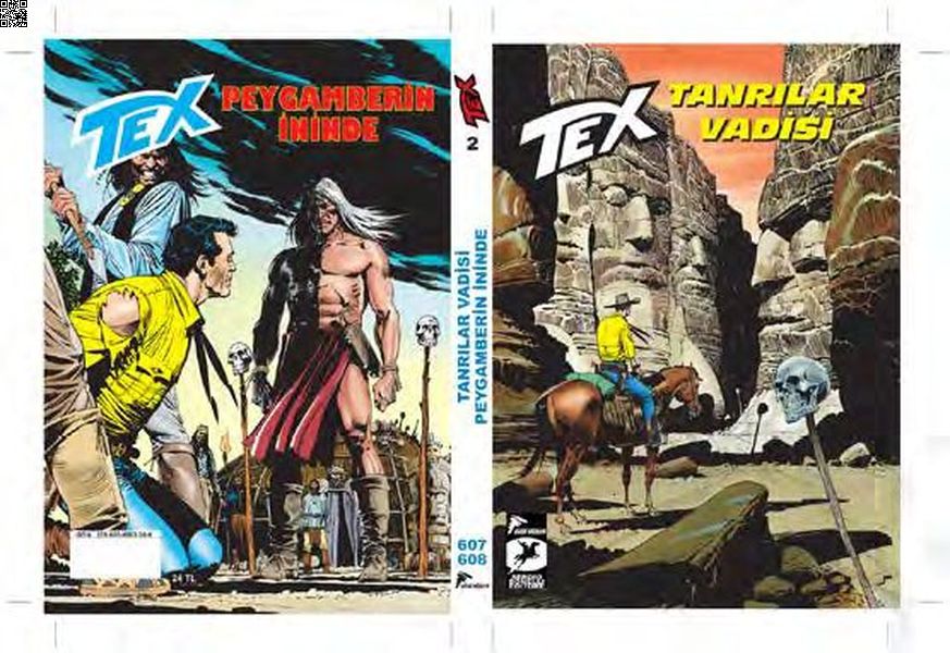 Tex 02 (607-608) - Tanrılar Vadisi - Peygamberin İninde | Çizgi Düşler | Mauro Boselli | Yannis Ginosatis |  |  |  | 9786054983360