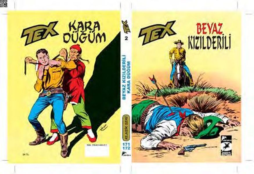 Tex Klasik Seri Cilt 02 (171-172) - Beyaz Kızılderili - Kara Düğüm | Çizgi Düşler | Erio Nicolo | Giovanni Luigi Bonelli |  |  |  | 9786054983377