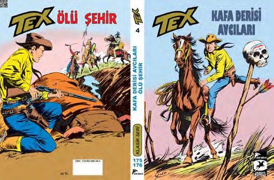 Tex Klasik Seri Cilt 04 (175-176) - Kafa Derisi Avcıları - Ölü Şehir | Çizgi Düşler | Giovanni Luigi Bonelli | Guglielmo Letteri |  |  |  | 9786054983483