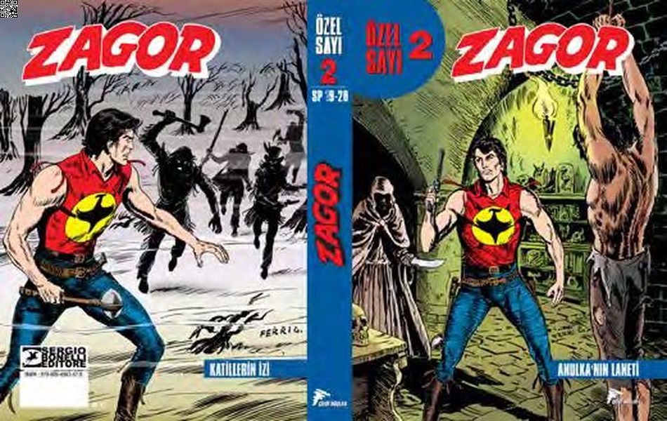 Zagor Özel Cilt 02 - Anulka'nın Laneti | Çizgi Düşler | Marcello Mangiantini | Moreno Burattini |  |  |  | 9786054983575