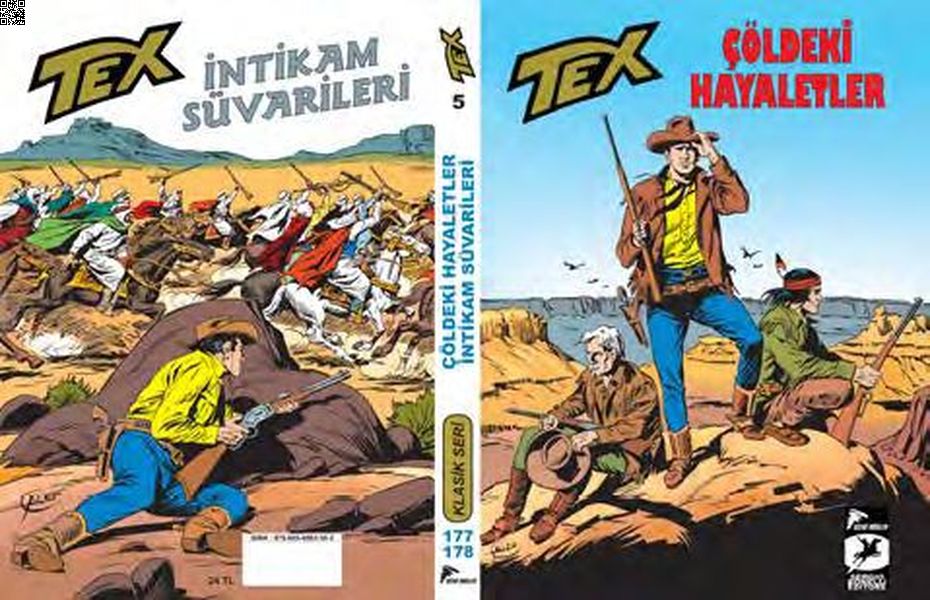 Tex Klasik Seri Cilt 05 (177-178) - Çöldeki Hayaletler - İntikam Süvarileri | Çizgi Düşler | Giovanni Luigi Bonelli | Guglielmo Letteri |  |  |  | 9786054983582