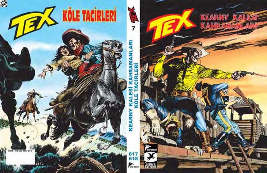 Tex 07 617-618 - - Kearny Kalesi Kahramanları - Köle Tacirleri | Çizgi Düşler | Raul Cestaro | Tito Faraci |  |  |  | 9786054983810
