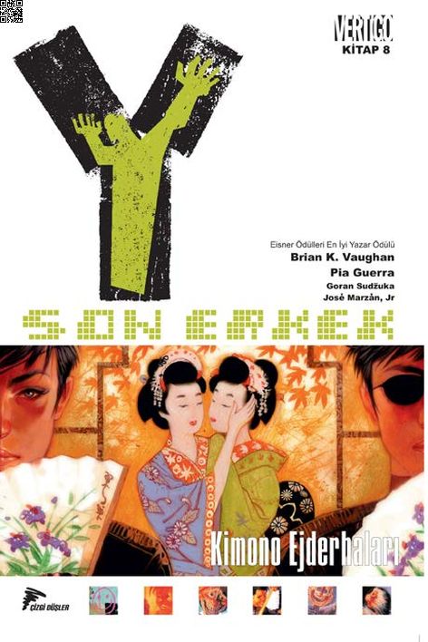 Y Son Erkek Cilt 08 - Kimono Ejderhaları | Çizgi Düşler | Brian K. Vaughan | Pia Guerra |  |  |  | 9786054983964