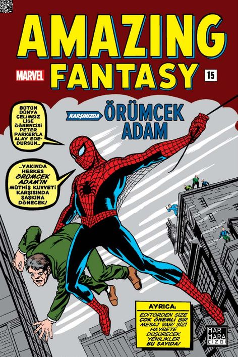 Amazing Fantasy 15 - Karşınızda Örümcek Adam | Marmara Çizgi | Stan Lee | | | | | 9786057784063