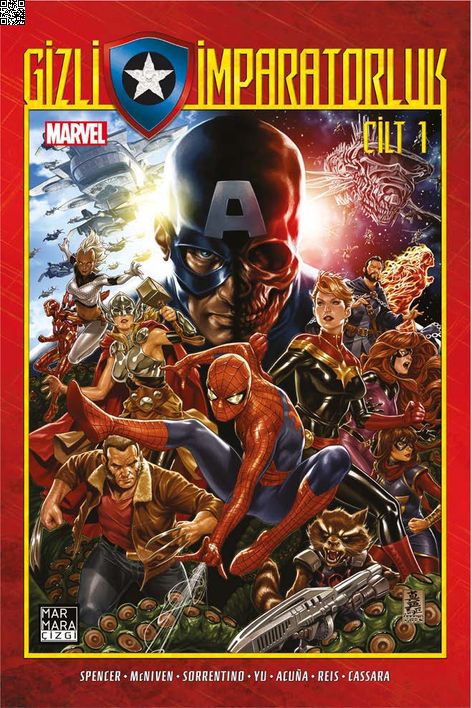 Gizli İmparatorluk Cilt 1 | Marmara Çizgi | Nick Spencer |  |  |  |  | 9786057784339