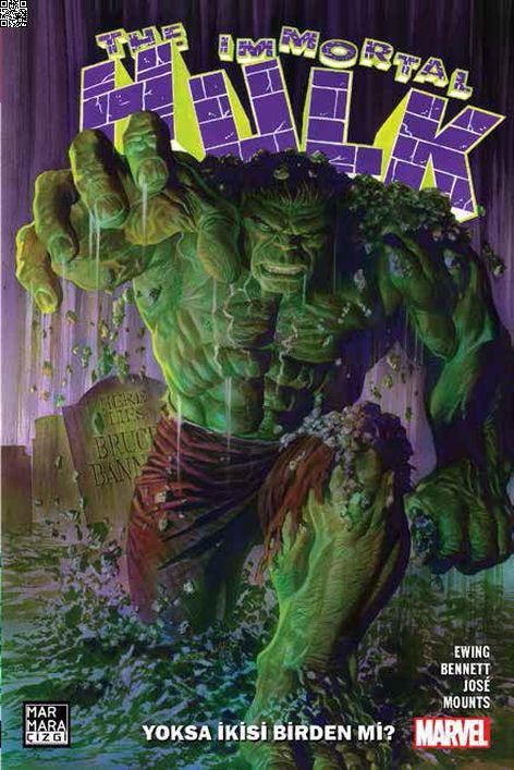 Immortal Hulk Cilt 01 - Yoksa İkisi Birden Mi? | Marmara Çizgi | Al Ewing |  |  |  |  | 9786057784773