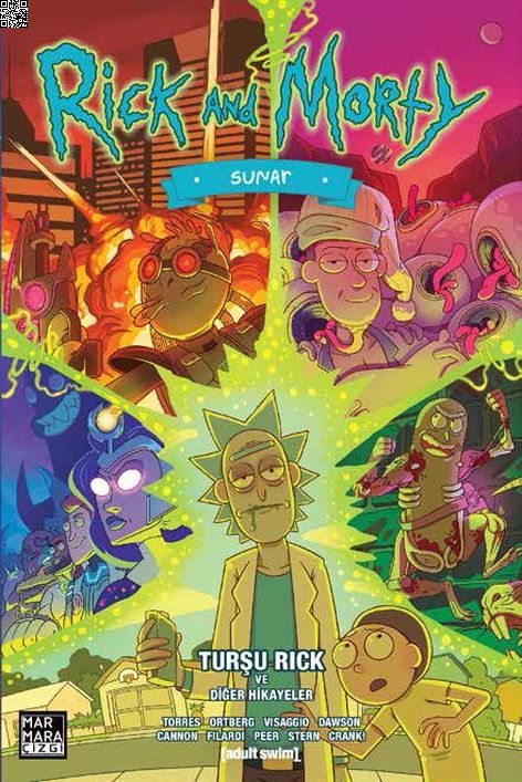 Rick and Morty Sunar - Turşu Rick ve Diğer Hikayeler | Marmara Çizgi | Daniel Mallory Ortberg | Delilah S. | J. Torres | Magdalena Visaggio |  | 9786057784797