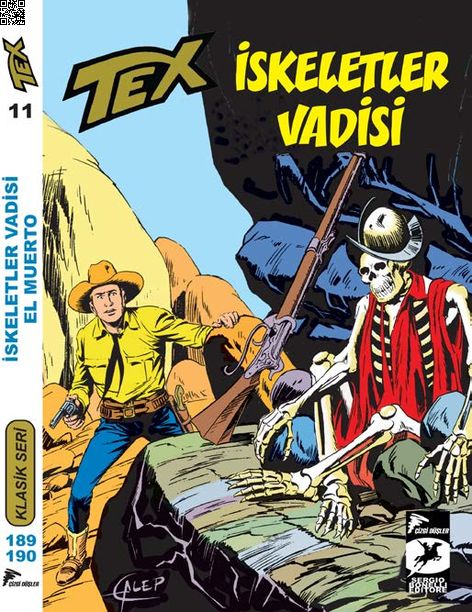 Tex Klasik Seri Cilt 11 (189-190) - İskeletler Vadisi - El Muerto | Çizgi Düşler | Alberto Giolitti | Giovanni Luigi Bonelli |  |  |  | 9786059154031