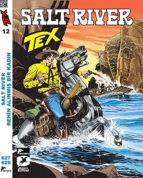Tex 12 627-628 - - Salt Rıver - Rehin Alınmış Bir Kadın | Çizgi Düşler | Mauro Boselli | Stefano Andreucci |  |  |  | 9786059154055