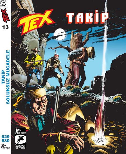 Tex 13 629-630 - Takip - Soluksuz Mücadele | Çizgi Düşler | Corrado Mastantuono | Tito Faraci |  |  |  | 9786059154062