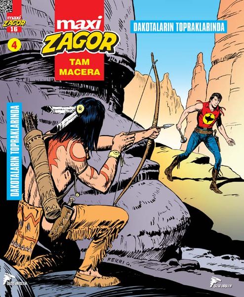 Zagor Maxi 04 - Dakotaların Topraklarında | Çizgi Düşler | Luigi Mignacco |  |  |  |  | 9786059154093