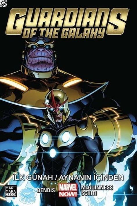 Guardians of the Galaxy Cilt 04 - İlk Günah - Aynanın İçinden | Marmara Çizgi | Brian Michael Bendis | Nick Bradshaw |  |  |  | 9786059469692