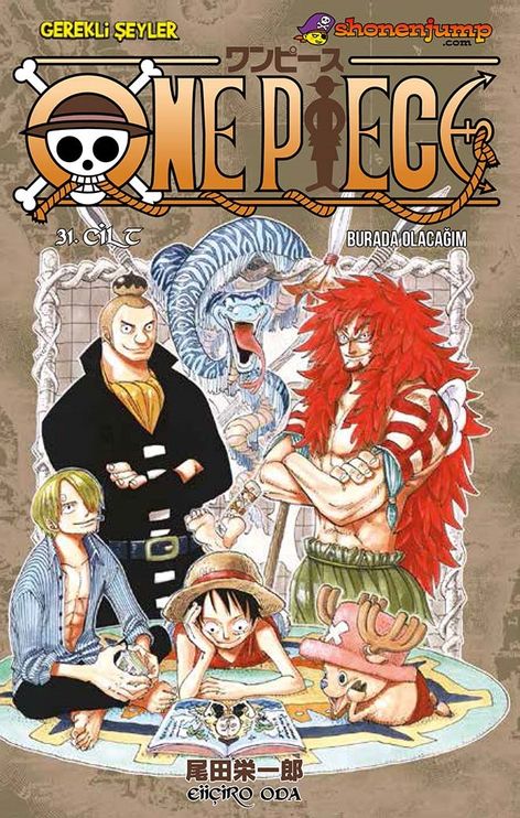 One Piece Cilt 31 - Burada Olacağım | Gerekli Şeyler | Eiiçiro Oda |  |  |  |  | 9786059520003