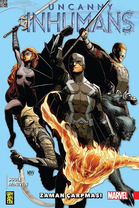 Uncanny Inhumans 1 - Zaman Çarpması | Gerekli Şeyler | Charles Soule | Steve Mcniven |  |  |  | 9786059520157