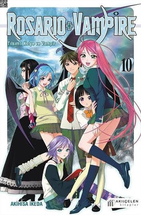 Rosario + Vampire Cilt 10 - Tılsımlı Kolye ve Vampir | Akılçelen | Akihisa İkeda |  |  |  |  | 9786059800075