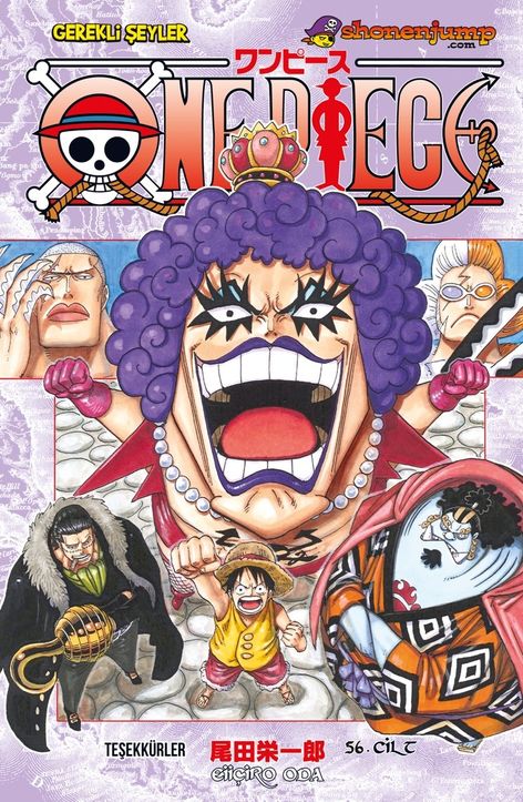 One Piece Cilt 56 - Teşekkürler | Gerekli Şeyler | Eiiçiro Oda |  |  |  |  | 9786255606136