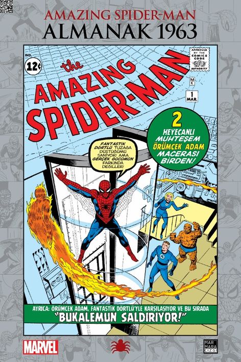 Amazing Spider-Man Almanak 1963 | Marmara Çizgi | Stan Lee | | | | | 9786256327108