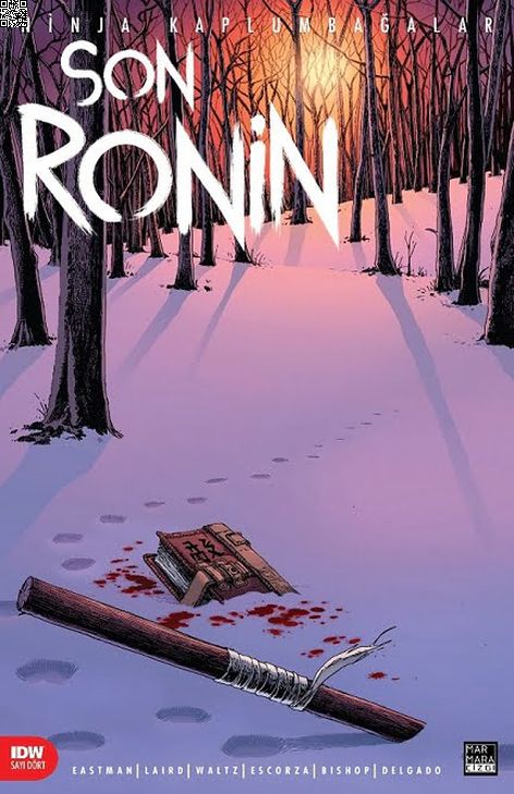 Ninja Kaplumbağalar - Son Ronin Sayı 4 | Marmara Çizgi | Kevin Eastman | Peter Laird | Tom Waltz |  |  | 9786256378896