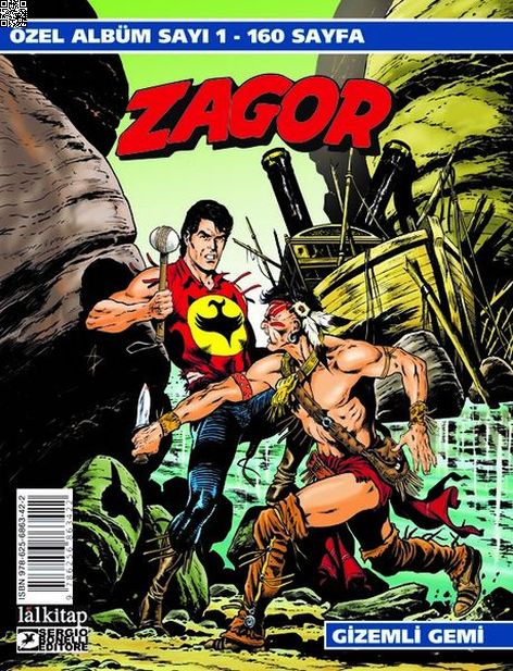 Zagor Özel Albüm Sayı 1 - Gizemli Gemi | Lal Kitap | Moreno Burattini | | | | | 9786256863422