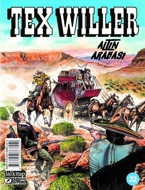 Tex Willer Sayı 22 - Altın Arabası | Lal Kitap | Jacopo Rauch |  |  |  |  | 9786256863552