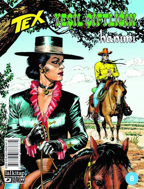 Tex Sayı 08 - Yeşil Çiftliğin Hanımı | Lal Kitap | Mauro Boselli |  |  |  |  | 9786256863675