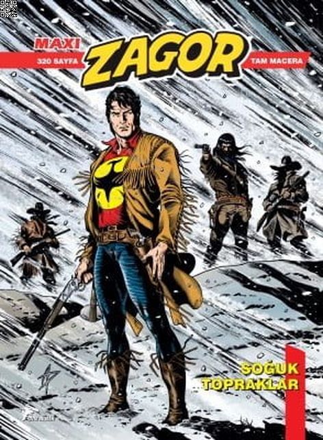 Zagor Maxi 20 - Soğuk Topraklar | Çizgi Düşler | Domenico Di Vitto | Jacopo Rauch | Stefano Di Vitto |  |  | 9786257963558