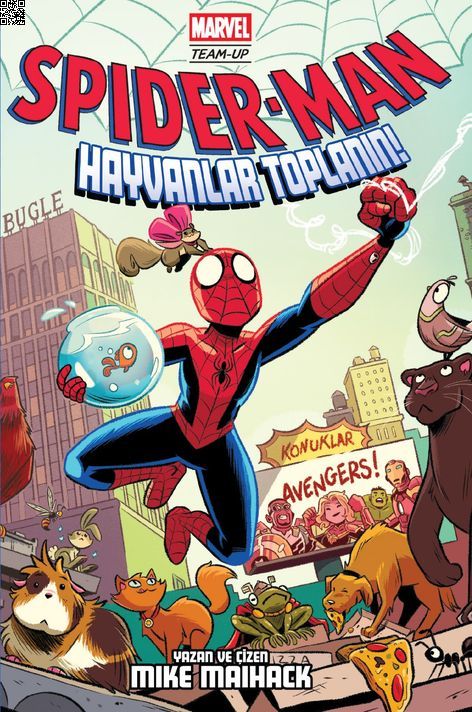 Spider-Man - Hayvanlar Toplanın | Marmara Çizgi | Mike Maihack |  |  |  |  | 9786259503509