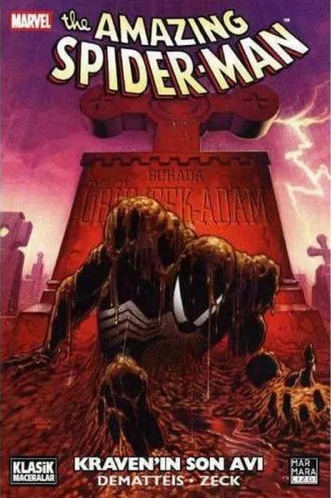 Spider-Man - Kraven'ın Son Avı | Marmara Çizgi | J.M. Dematteis |  |  |  |  | 9789756129777