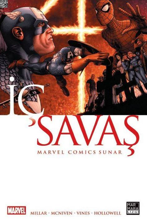 İç Savaş | Marmara Çizgi | Mark Millar | Steve Mcniven |  |  |  | 9789756129821