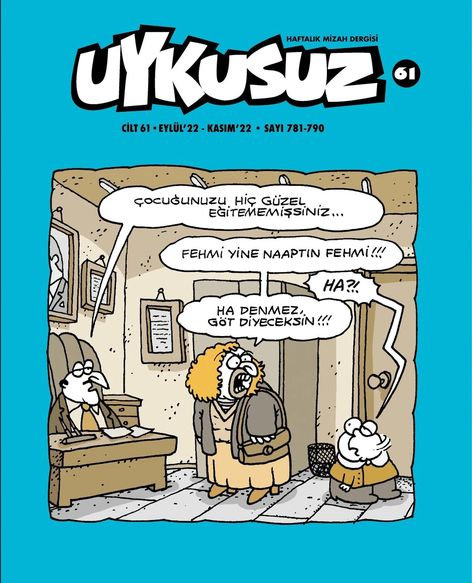 Uykusuz Dergisi Cilt 61 Eylül'22 - Kasım'22 - Sayı 781-790 | Mürekkep Basın Yayın | Kolektif |  |  |  |  | 9771307761611