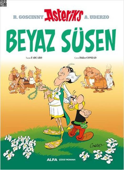 Asteriks 40 - Beyaz Süsen | Alfa Yayınları | Albert Uderzo | Fabcaro |  |  |  | 9786253890230