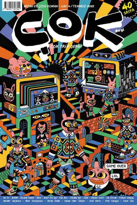 Çok Dergi 04 - Trip Dergi - Temmuz 2025 | Komikşeyler - Süreli Yayınlar | Kubilay Odabaş | Mert Dolapçıoğlu |  |  |  | 9786255607324