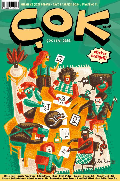 Çok Dergi Sayı 1 - Çok Yeni Dergi - Aralık 2024 | Komikşeyler - Süreli Yayınlar | Aybüke Fayetörbay | Bulut Efe İşçi | Ege Avcı | Kubilay OdabaşMehmet Akçakoca |  | 9786256449787