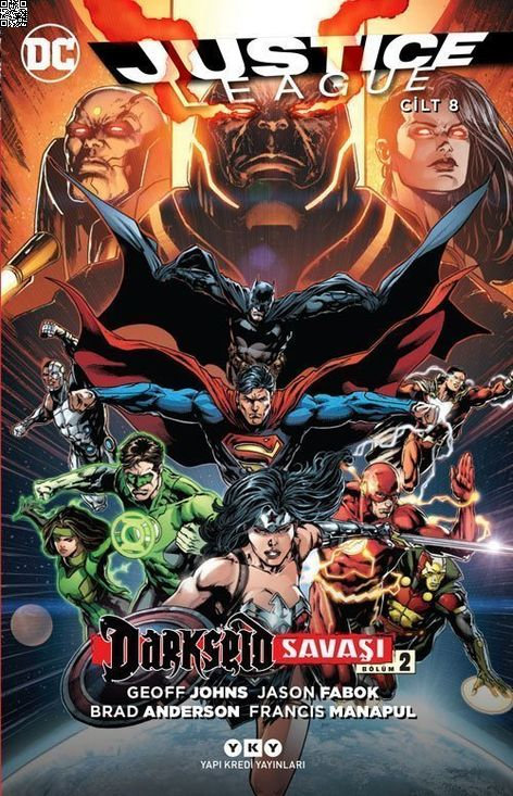 Justice League Cilt 8 - Darkseid Savaşı Bölüm 2 | Yapı Kredi Yayınları | Brad Anderson | Geoff Johns | Jason Fabok |  |  | 9789750841576