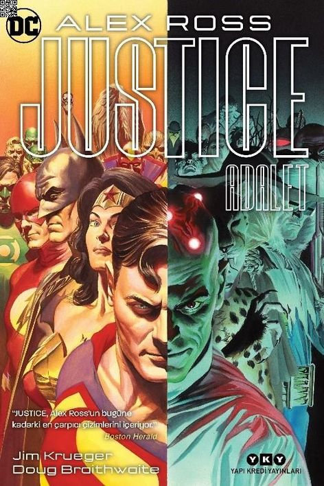Justice - Adalet | Yapı Kredi Yayınları | Alex Ross | Doug Braithwaite | Jim Krueger |  |  | 9789750846540