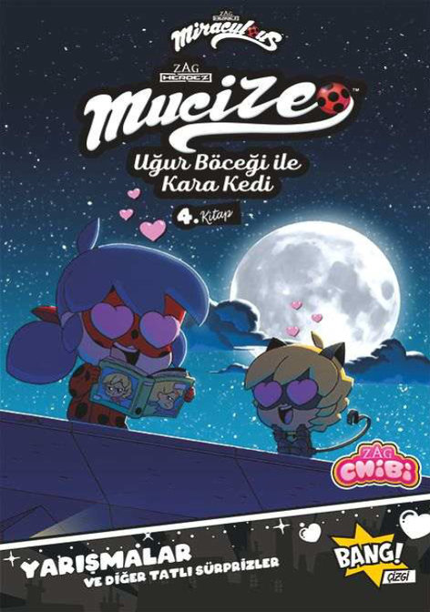 Mucize: Uğur Böceği ile Kara Kedi Chibi 4. Kitap | Komikşeyler | Amy Chase | Josh Trujillo | Carrie Harris | Sarah Cooke | | 9786258630138